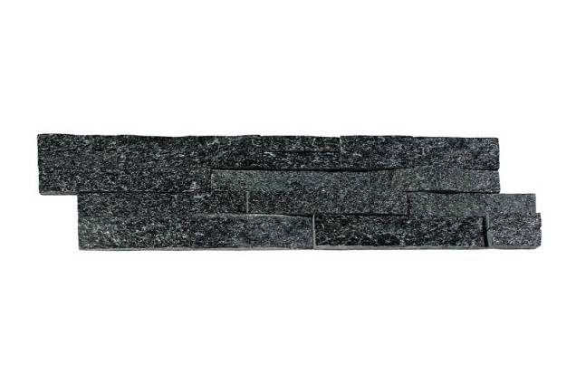 Stone Panels Black Quarzite 60(55)x15x1,5-2,5 cm. (uitlopend 2023) ~