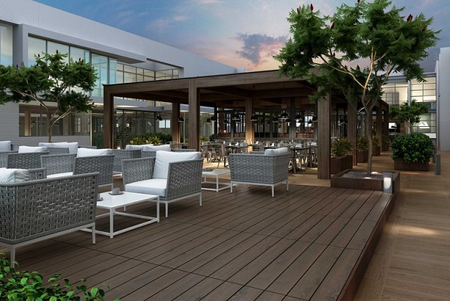 Exadeck Antiek plint 60x9 cm. ~