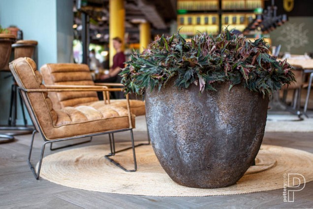 Pottery Pots plantenbak Jesslyn XS Imperial Brown ø42x36 cm ~