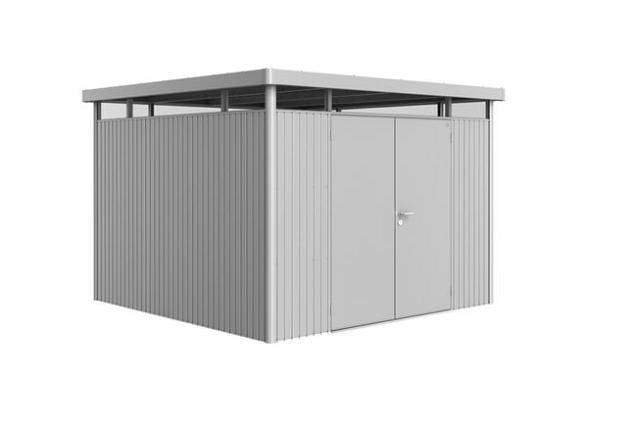 Berging HighLineGr.  H6 zilver met. dubbele deur ~