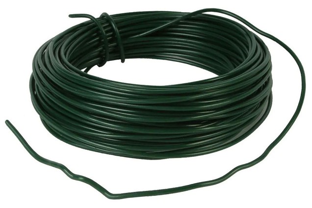 Spandraad geplast. 15 m Ø2mm ~