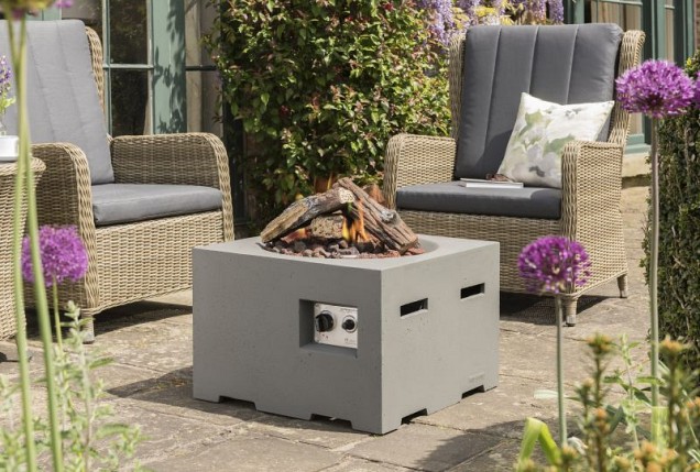 Vierkant klein antraciet 60x60x40cm~