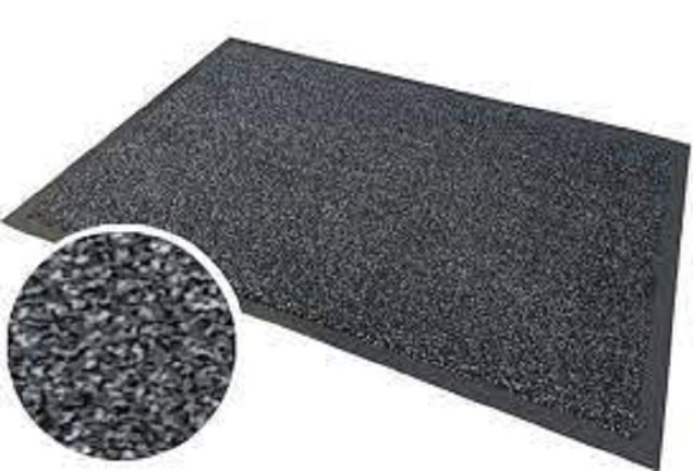 Drooglopermat antraciet innova 90x60 cm ~