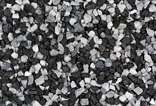 Nero Blanco split 8-16 mm. - 1 m³ BigBag á 1500 kg. ~