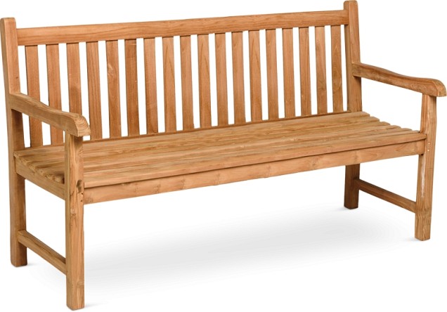 Cordoba Teak Bench Indonesian Legal Wood Certificaat 180 cm Teak (180x65x92 cm) ~
