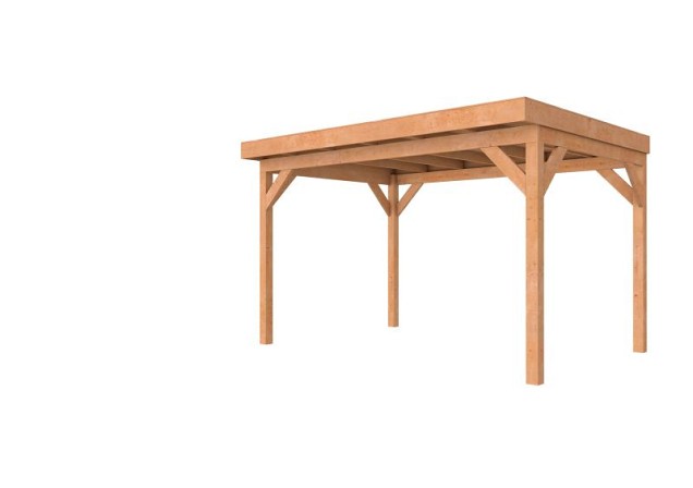 Douglasvision buitenverblijf Comfort 400x270 cm. onbehandeld. ~