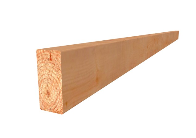 Douglas gording t.b.v. Plat dak Premium L, kleurloos geïmpregneerd ~