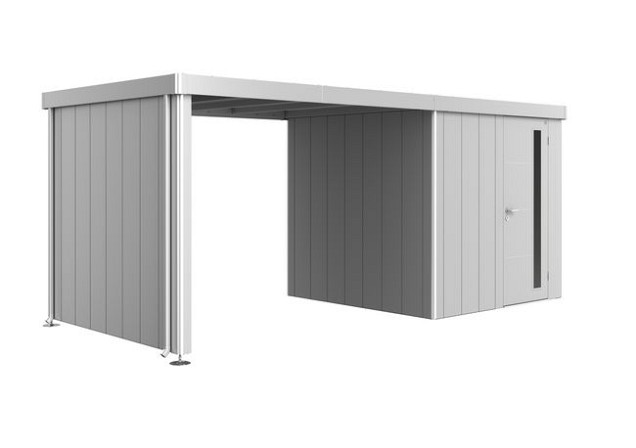 Zijwand voor Zijdak voor berging Neo Gr. 3A/3B/3C/3D zilver-metallic ~