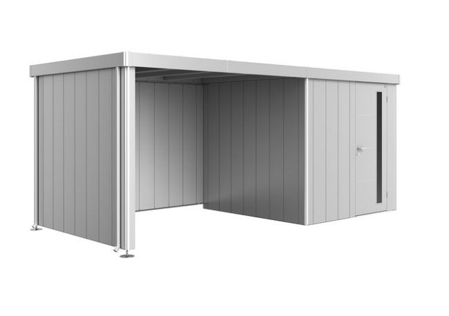 Zijwand voor Zijdak voor berging Neo Gr. 4A/4B/4C/4D zilver-metallic ~