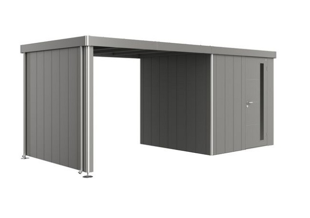 Zijwand voor Zijdak voor berging Neo Gr. 3A/3B/3C/3D kwartsgrijs-metallic ~