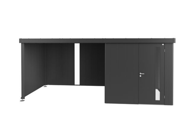 Zijdak voor berging Neo Gr. 4A/4B/4C/4D donkergrijs-metallic ~