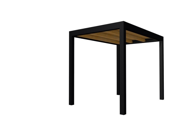 Buitenverblijf plat dak Allure I, douglas, basismodel L/A, 203x303 cm, groen geïmpregneerd (uitlopend 2026)~