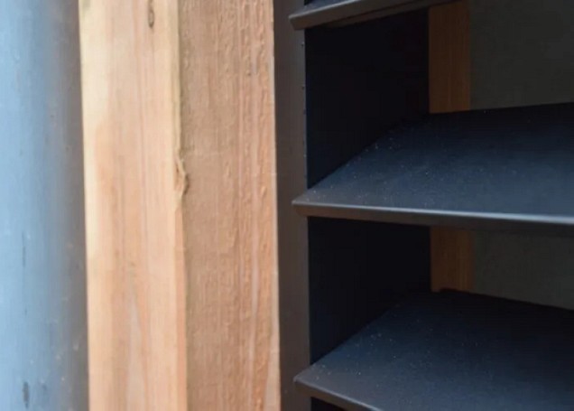 Fortis Alu lamellensysteem, breedte 50 cm, lengte 50 cm. Kleur: antraciet. ~