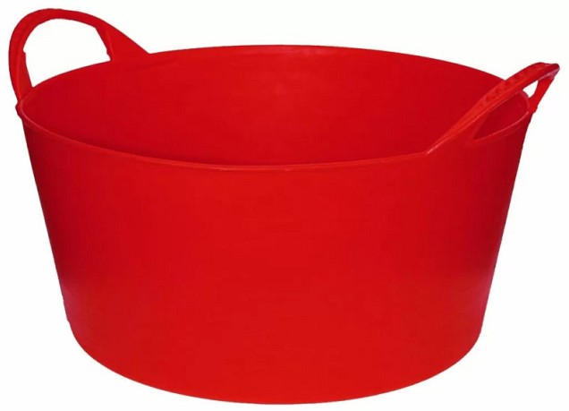 Kuip rood flexibel 10 liter ~