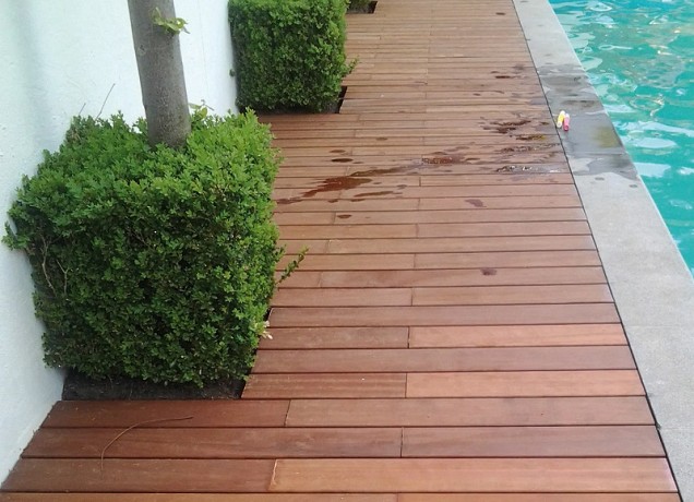 Afri-Kulu 21x145 mm. L=155 cm. terrasplank glad P410 ~