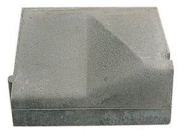 Inritverloopband 5/20x25 cm links (DR) grijs ~