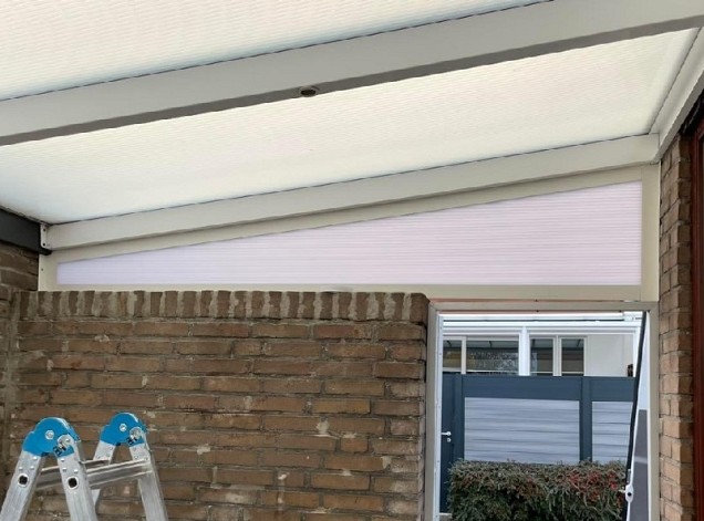 Verasol Zelfbouw Spie met polycarbonaat 4000mm. 4 standaard kleuren ~