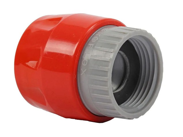 Snelkoppeling met inwendige draad 3/4" PVC in blister ~