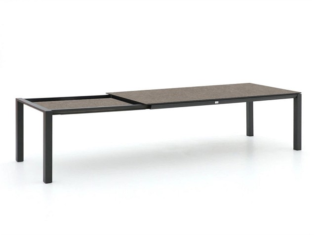 Extendable Table Trespa Dark Basalt 220/280x100 cm Charcoal ~