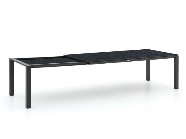 Extendable Table Trespa Graphite 160/220x100 cm Charcoal ~