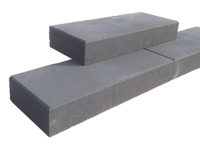 Traptrede strak zwart 100x40x16 cm. ~