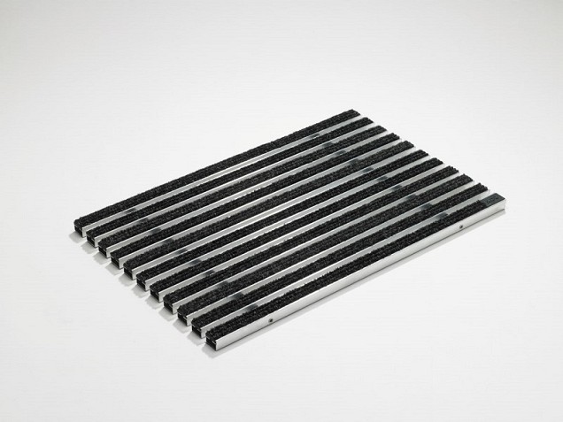 ACO schoonloper alu met tapijtstroken 60x40x2 cm. ~
