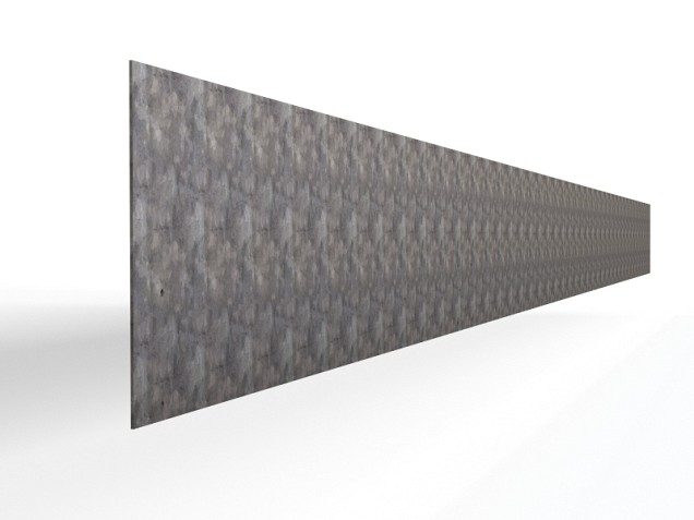 Kantopsluiting Stroke 300x16,5 cm. verzinkt ~
