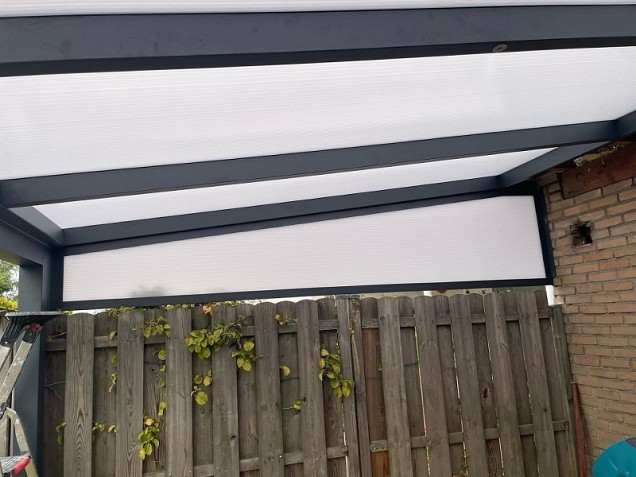 Verasol Zelfbouw Spie met polycarbonaat 3000mm. 4 standaard kleuren ~