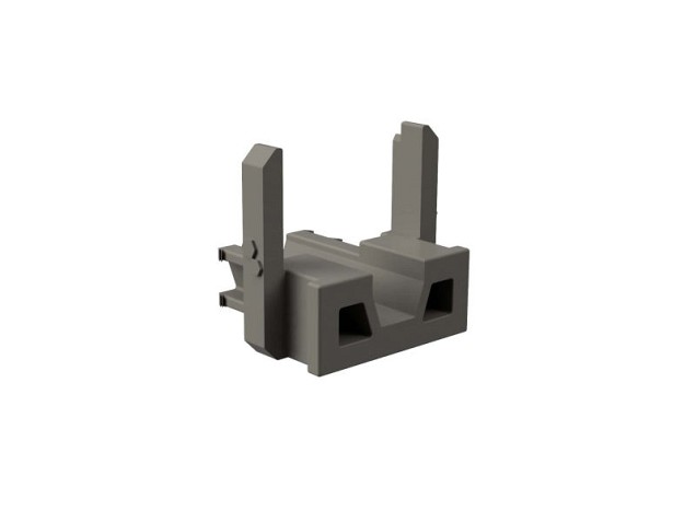 Dual Straight houder grijs voor u-profiel df1ua2833 ~