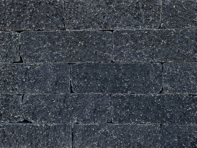 Rockwall 11x13x32 cm Antraciet - getrommeld ~