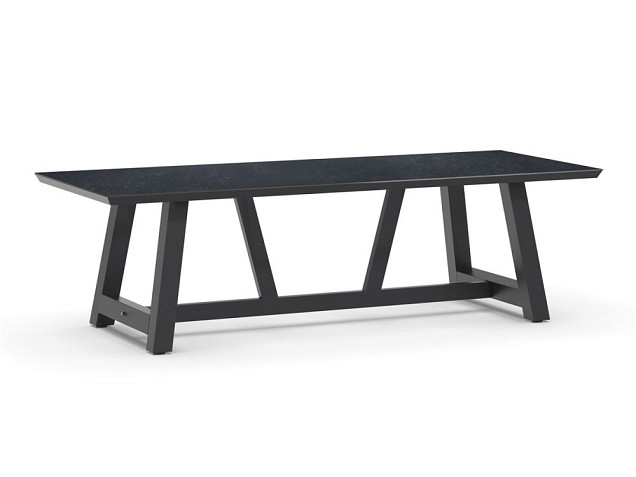 Ozon Dining Table Trespa Graphite 250x100x75 cm. ~