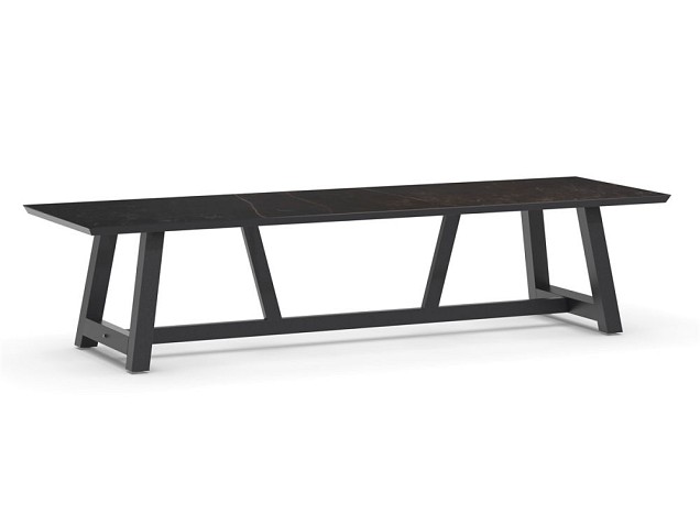 Ozon Dining Table Dekton Entzo 330x100 cm. blad 1,2 cm. ~