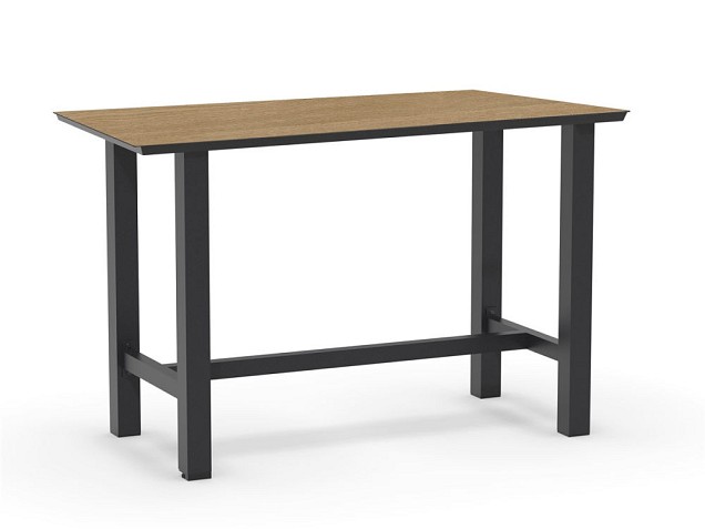 Bar Table Trespa Bergamo 150 x 80 cm Charcoal ~