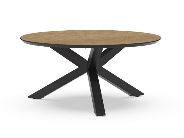 Omnigo Dining Table Trespa Bergamo 150 cm  Charcoal ~