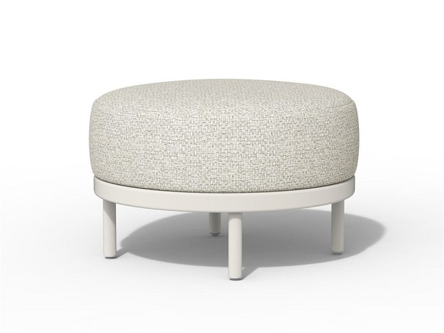 Fresca Lounge Hocker/ Coffee Table Creme White ~
