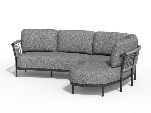 Fresca Lounge Set Organic Complete Left Charcoal ~