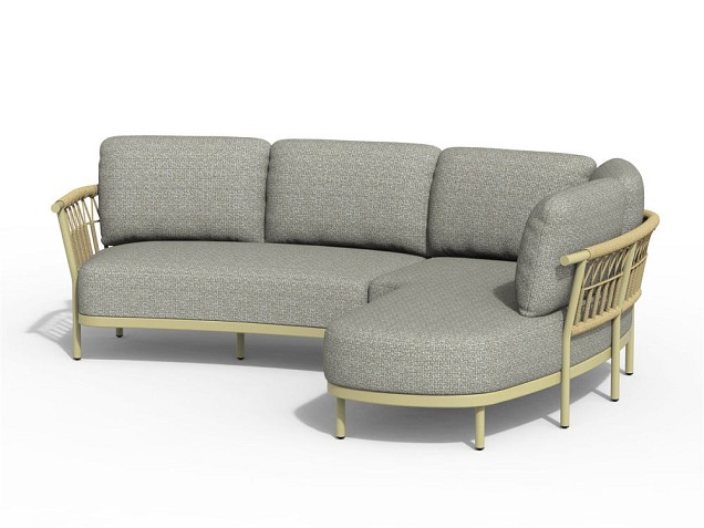 Fresca Lounge Set Organic Complete Left Olive Green ~