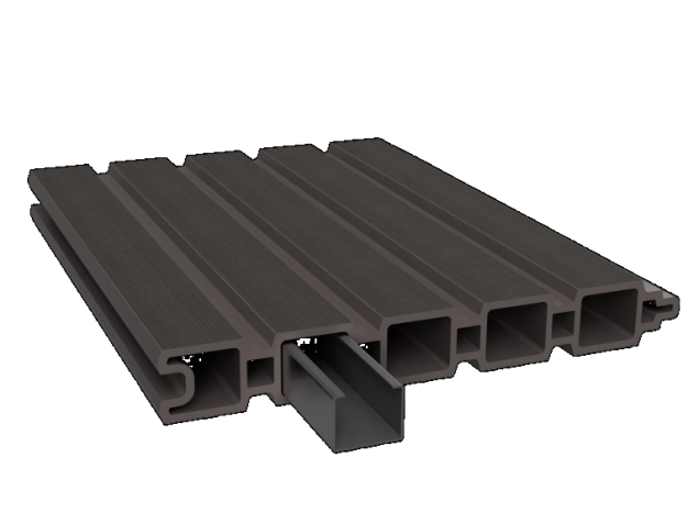 Dual Straight Rhombus Graphite Black 200x20x2,7 cm. ~