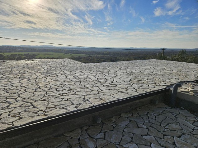 Ploca antico Geel/Zandkleur flagstones/gevelbekleding 2-3 cm. ~