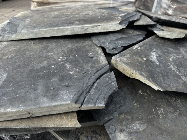 Nippon Pure Black flagstones x2,5 cm. OP=OP