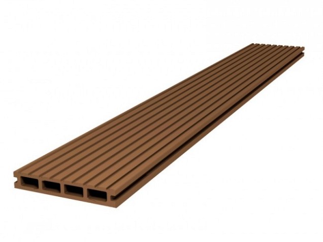 DuoWood-Havana FSC decking STD 25x146x3000mm groef/glad bc ~
