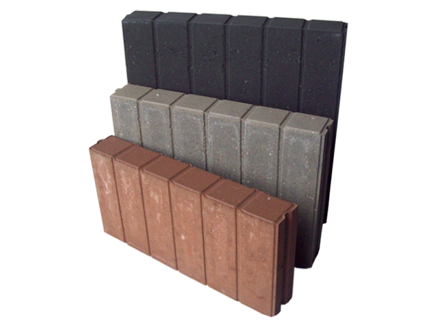 Quadroband palissade grijs 50x50x8 cm. ~