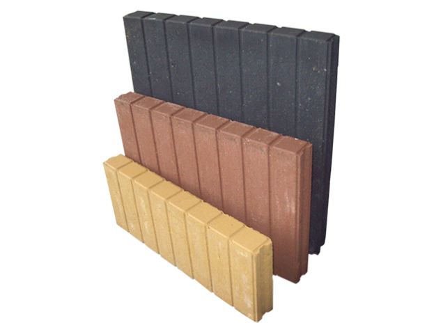 Quadroband mini palissade zwart 50x60x6 cm. ~