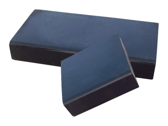 Holblok traptreden zwart 100x50x15 cm. ~