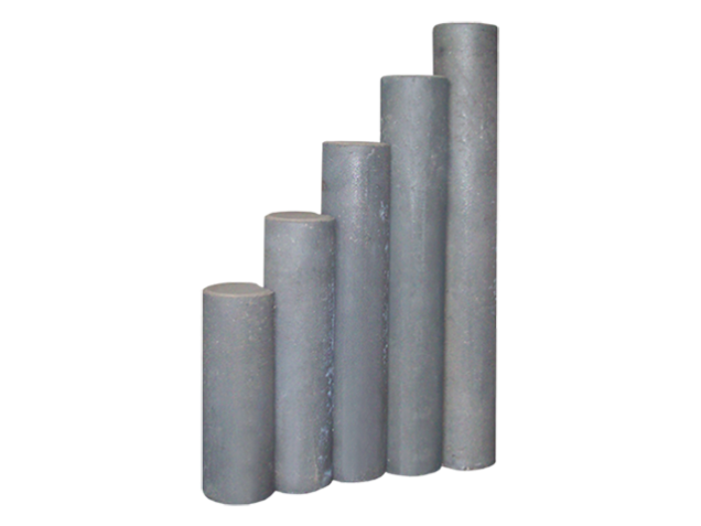 Pallisade met inkeping grijs 100x20 cm. ~