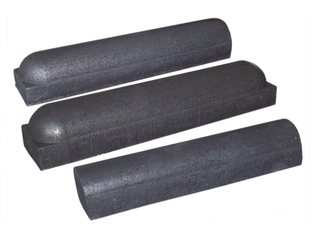 Schampband 21x18x95 2-zijdig rond grijs ~