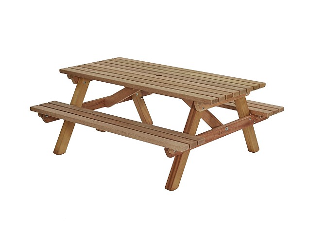 Picknicktafel 180x160cm, hardhout ~