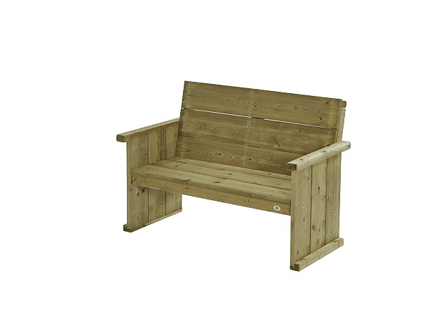 Bank Lisse 2-zits, 127cm ~