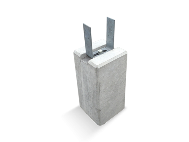 Poer grijs verstelbare strip 14/21 cm. - 45x23x23 cm. ~