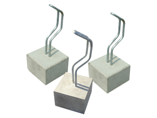 Rijwielstandaard grijs 30x30x20 cm. 45 graden diagonaal (fietsbeugel) ~